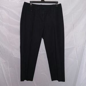 Ann Taylor LOFT Julie Cropped Black Dress/ Career Pants Size 6, 24" Inseam